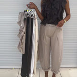 Tank Top Designer Ruffle Sans Manches