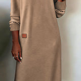 Robe Pull Col En V Élégante