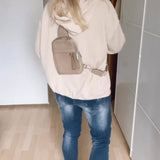 Sweats à capuche amples à imprimé ancre