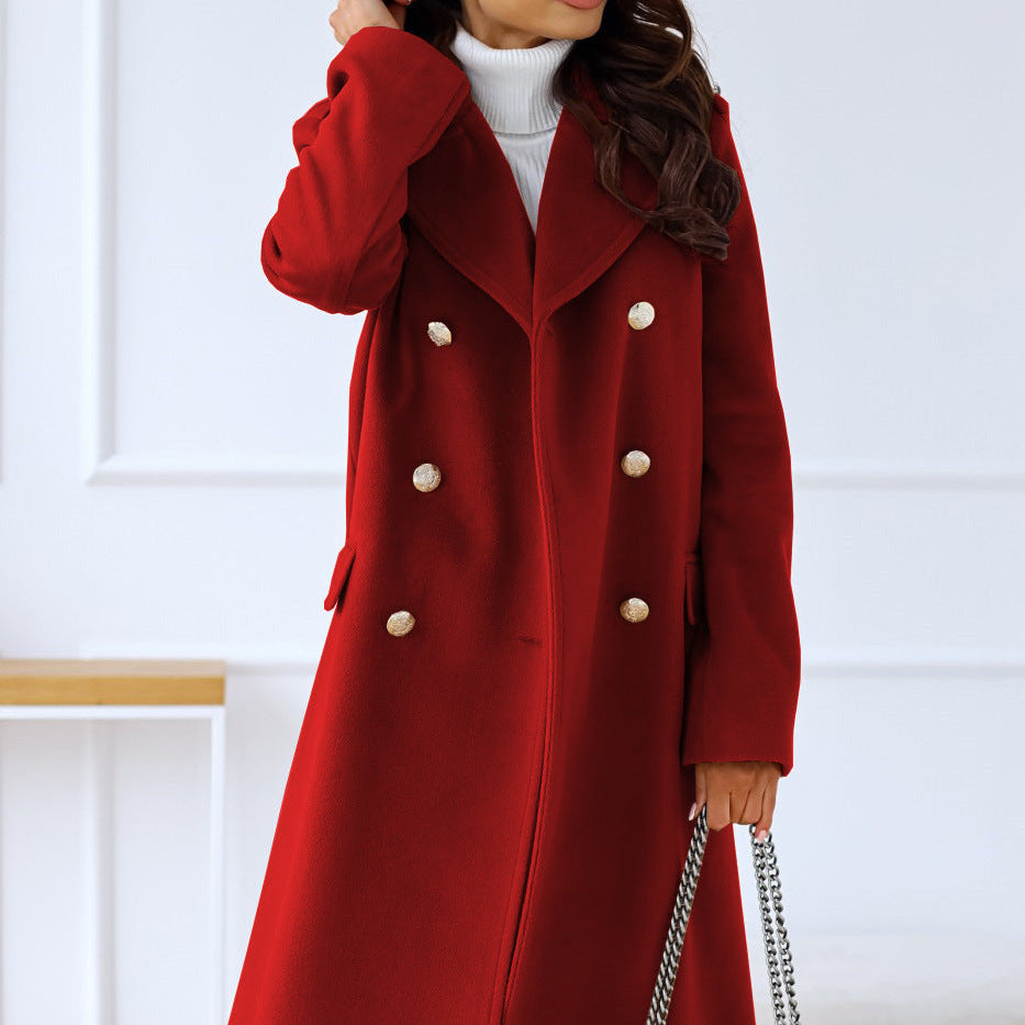 Jailyne | Manteau trench avec col à revers pour femme