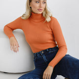 Solene | Pull col roulé classique pour femme