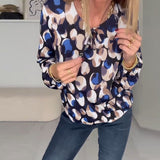 Blouse élégante à bretelles imprimée