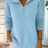 Pull Tendance À Demi-Zip