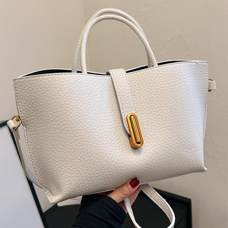 Sac À Main Élégant Uni Pour Femmes De Style Français