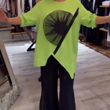 T-Shirt Imprimé Fleuri Manches Courtes Décontracté