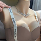 Soutien-Gorge Sans Couture Et Sans Armatures Avec Dos Décoratif