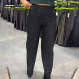 Pantalon Large Tendance Et Décontracté