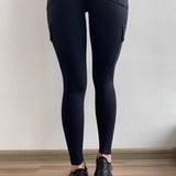 Pantalon taille haute avec poche et séchage rapide