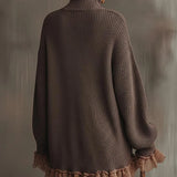 Ensemble Avec Style Élégant, Couche de Pull Et Robe Camisole