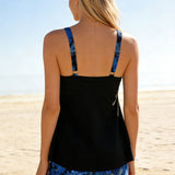 Tankini Débardeur Sans Manches Coupe Carrée