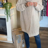 Cardigan de couleur unie