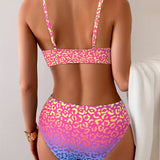 Bikini Stylisé Imprimé Animal