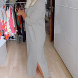Robe décontractée à col rond