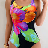 Maillot De Bain Confortable Imprimé Une-Pièce