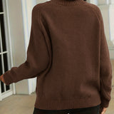 Pull Boutonné À Col Rond