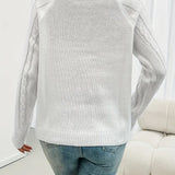 Pull Uni Manches Raglan Boucle Point De Câble