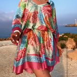 Paréo Imprimé Resort Maillot de Bain