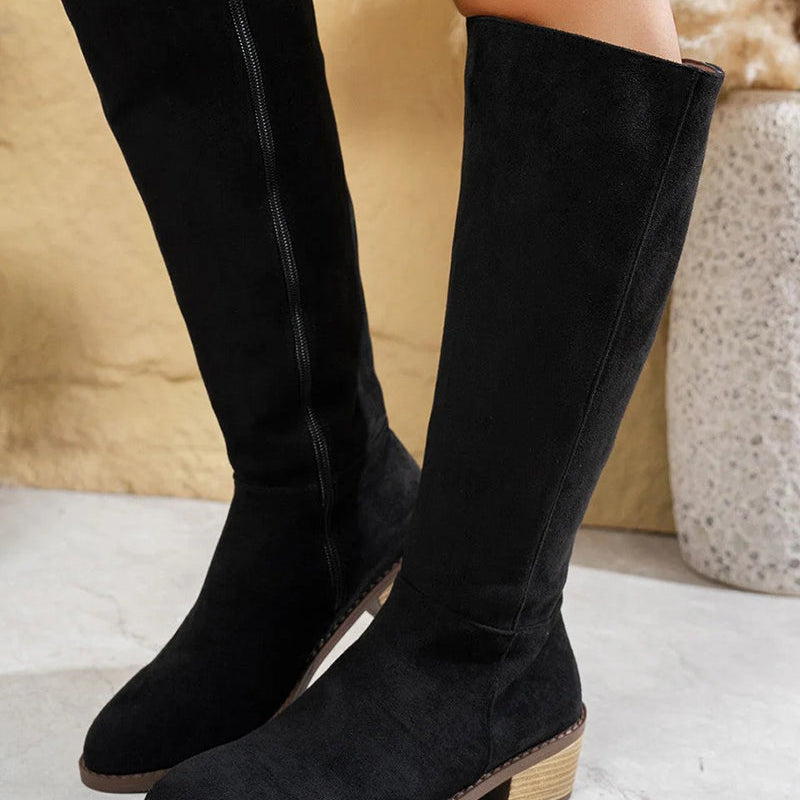 Bottes Hautes À La Mode Pour Femmes