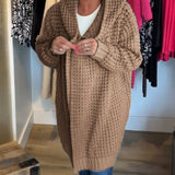 Cardigan de couleur unie