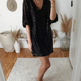 Robe de fête à col