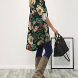 Chemise patchwork imprimé léopard à revers