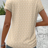 Blouse À Épaule Tombante Bleue