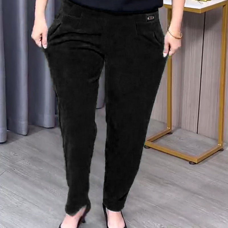 Pantalons Skinny Extensibles Unis