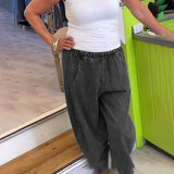 Jean Décontracté À Taille Élastique