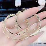 Boucles d'oreilles à plusieurs couches