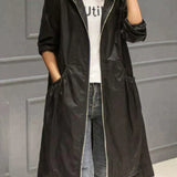 Klarissa | Manteau de pluie long avec capuche pour femme
