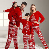 Pyjama familial de Noël à imprimé sapin de Noël