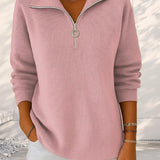 Pull Tendance À Demi-Zip