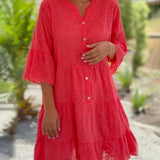 Robe ample évidée