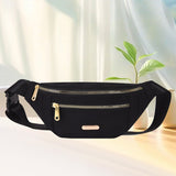 Sac à bandoulière simple de couleur unie sur le devant