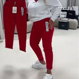 Pantalon Mode Élastique Cordon