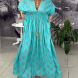 Robe Ample Imprimé Vacances Taille Maxi