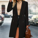 Zillah | Manteau long élégant au design raffiné pour femme