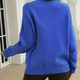 Pull Boutonné À Col Rond