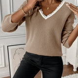 Pull Manches Longues Nœud Dans Le Dos