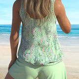 Maillot De Bain Imprimé Collier De Perles Deux-Pièces