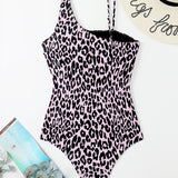 Maillot De Bain Sexy Découpé Épaules Dénudées Une Pièce