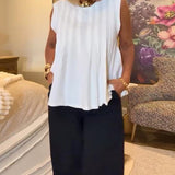 Camisole Polyvalente avec Plis Élégants