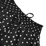 Pantalon Imprimé Pois Long