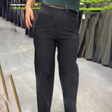 Pantalon Large Tendance Et Décontracté