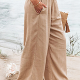 Angela | Pantalon palazzo taille haute pour femme