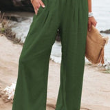 Angela | Pantalon palazzo taille haute pour femme