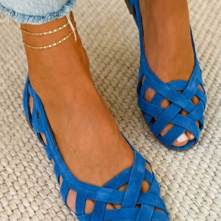 Sandales d'été en tricot