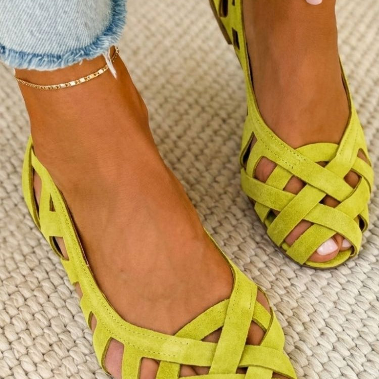 Sandales d'été en tricot