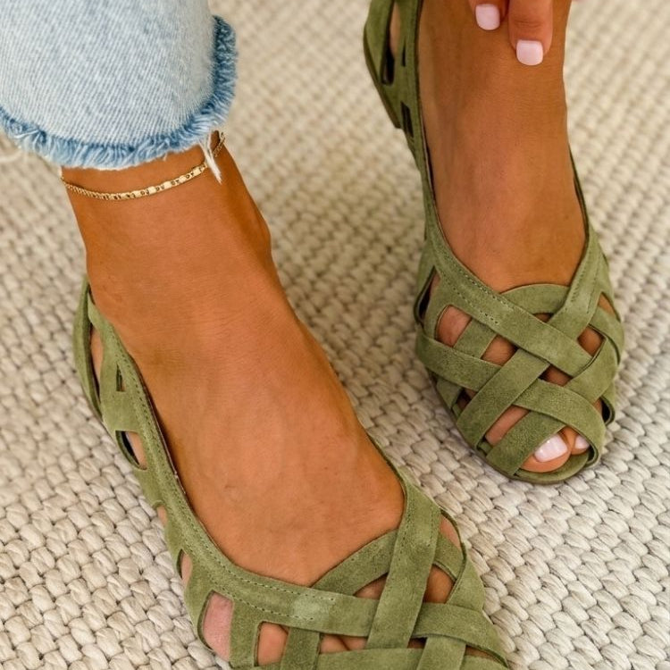 Sandales d'été en tricot