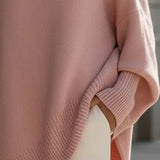 Pull Col Rond Loose Mi-Long
